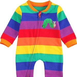 The Very Hungry Caterpillar Pajamas Romper Outfit Dress Clothes First Birthday …